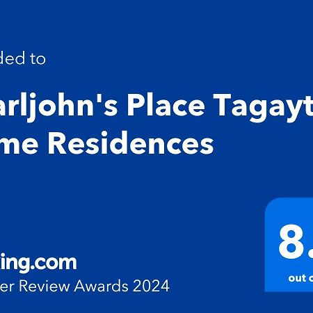 Pearljohn'S Place Tagaytay Prime Residences 따가이따이 외부 사진